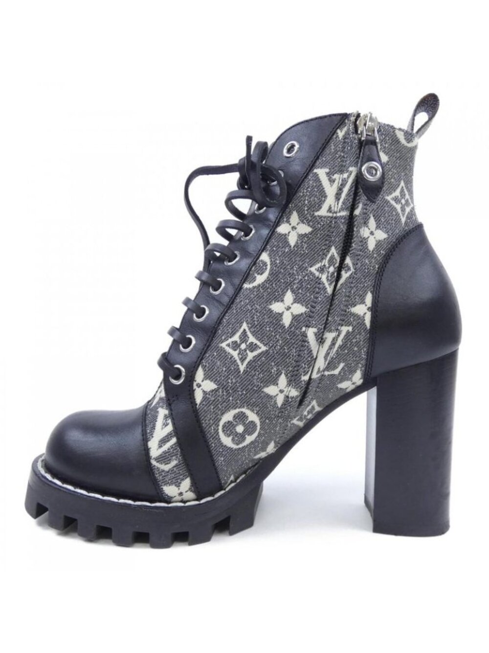Louis Vuitton Monogram Denim Star Trail Line Boots - Picture 2 of 6